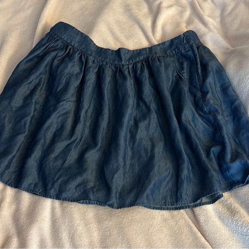 Cynthia Rowley Jean Skater Skirt